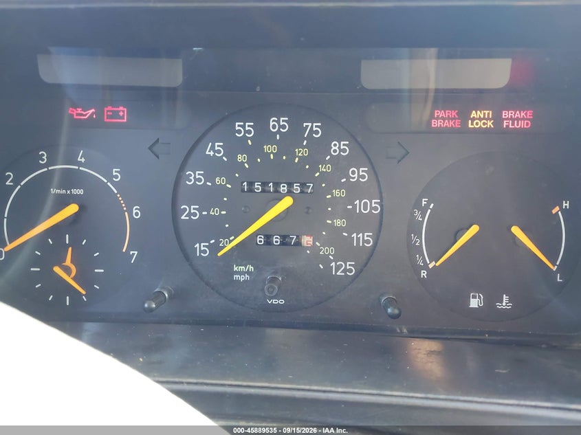 1992 Saab 900 VIN YS3AK75E8N7002842 IAAI salvage auction — NORMAL WEAR, Clear (Massachusetts), sold $400 on 2026-09-18 (photo 7)
