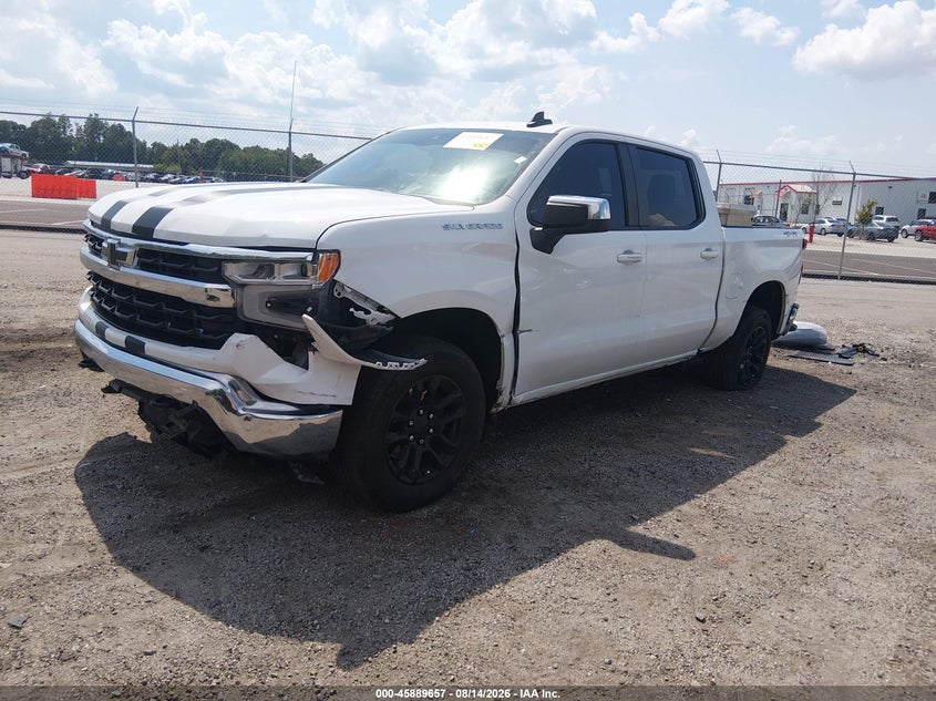 2022 Chevrolet Silverado VIN 3GCPDKEK4NG537272 IAAI salvage auction — LEFT FRONT, Salvage Title, sold $8,050 on 2026-10-10 (photo 2)
