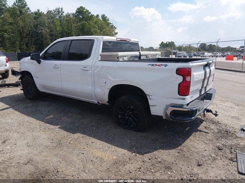 2022 Chevrolet Silverado VIN 3GCPDKEK4NG537272 IAAI salvage auction — LEFT FRONT, Salvage Title, sold $8,050 on 2026-10-10 (photo 3)