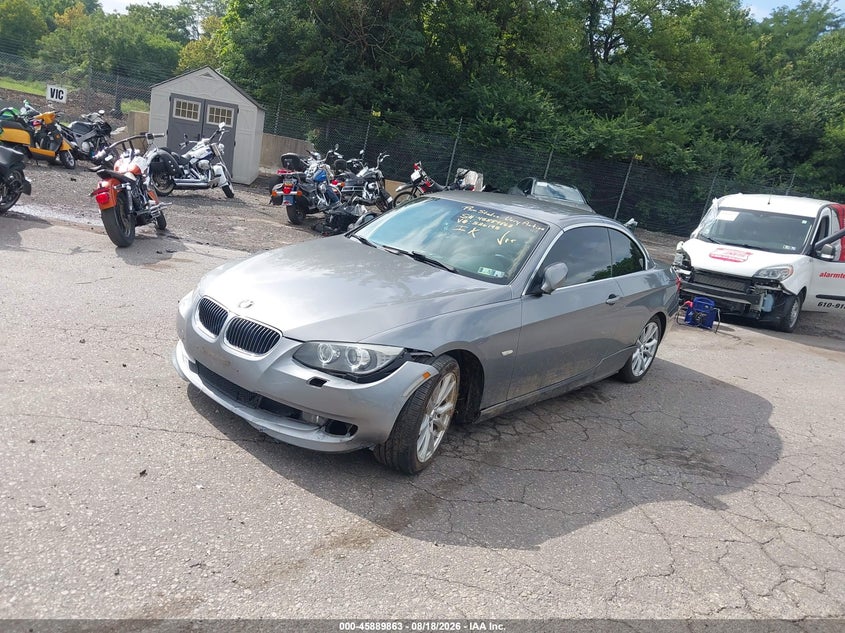 2013 BMW 3 series VIN WBADW3C59DJ526195 IAAI salvage auction — LEFT FRONT, Salvage (Pennsylvania), sold $1,900 on 2026-09-11 (photo 2)