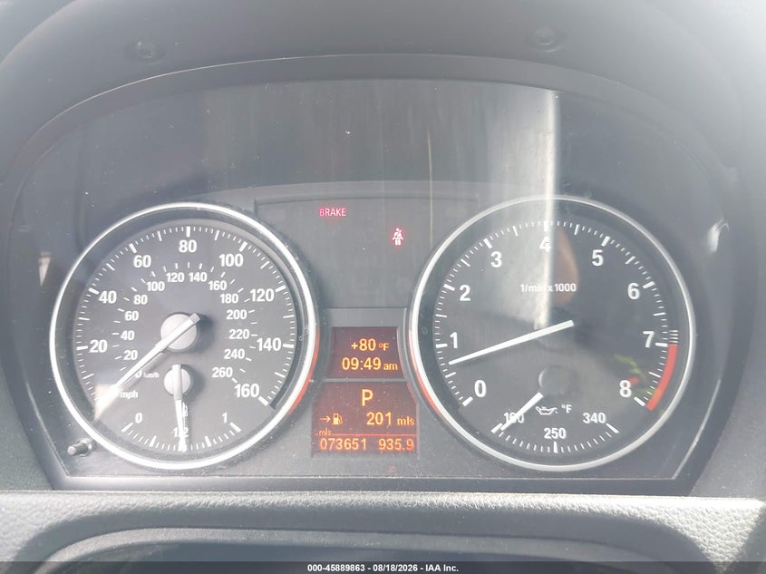 2013 BMW 3 series VIN WBADW3C59DJ526195 IAAI salvage auction — LEFT FRONT, Salvage (Pennsylvania), sold $1,900 on 2026-09-11 (photo 7)