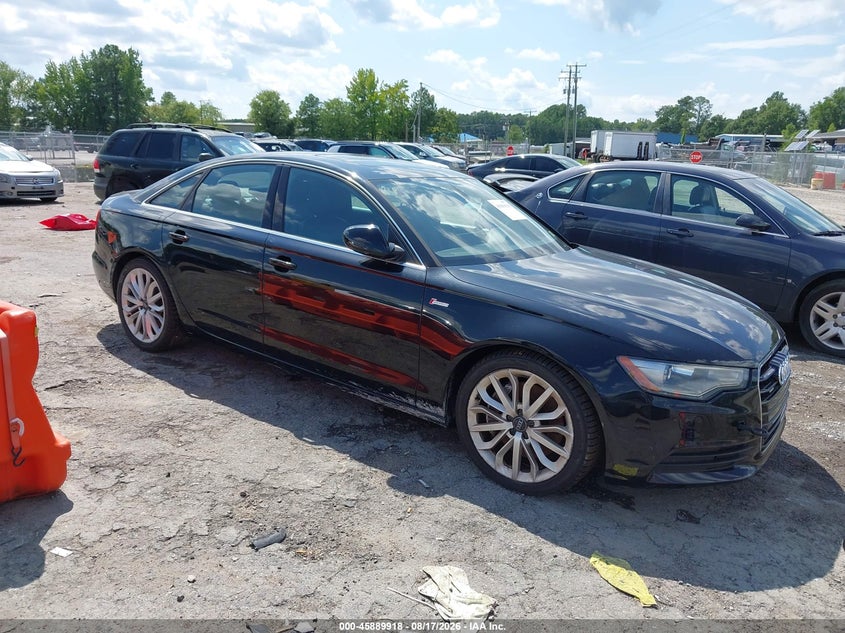 2012 Audi A6 VIN WAUGGAFC9CN104735 IAAI salvage auction — NORMAL WEAR, Clear (Virginia), sold $1,400 on 2026-08-30 (photo 1)