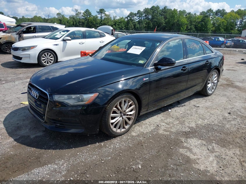 2012 Audi A6 VIN WAUGGAFC9CN104735 IAAI salvage auction — NORMAL WEAR, Clear (Virginia), sold $1,400 on 2026-08-30 (photo 2)