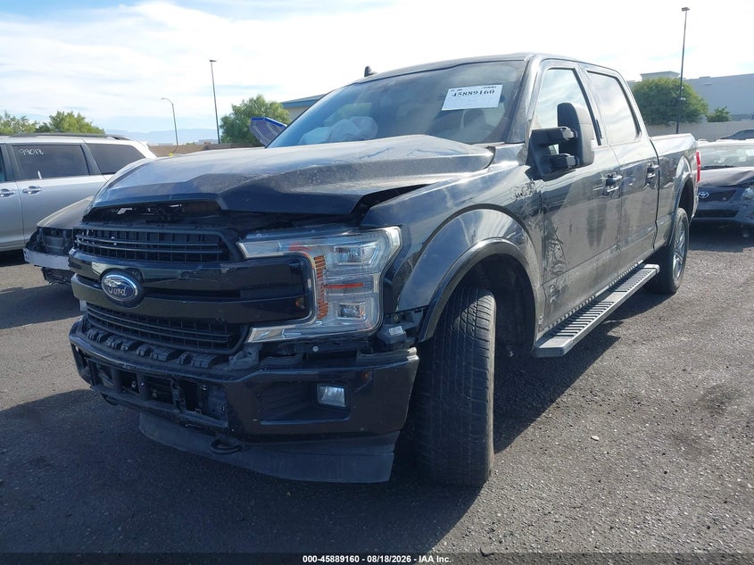 2019 Ford F-150 VIN 1FTFW1E49KFA12657 IAAI salvage auction — RIGHT FRONT, Salvage Certificate (California), sold $7,025 on 2026-09-04 (photo 2)