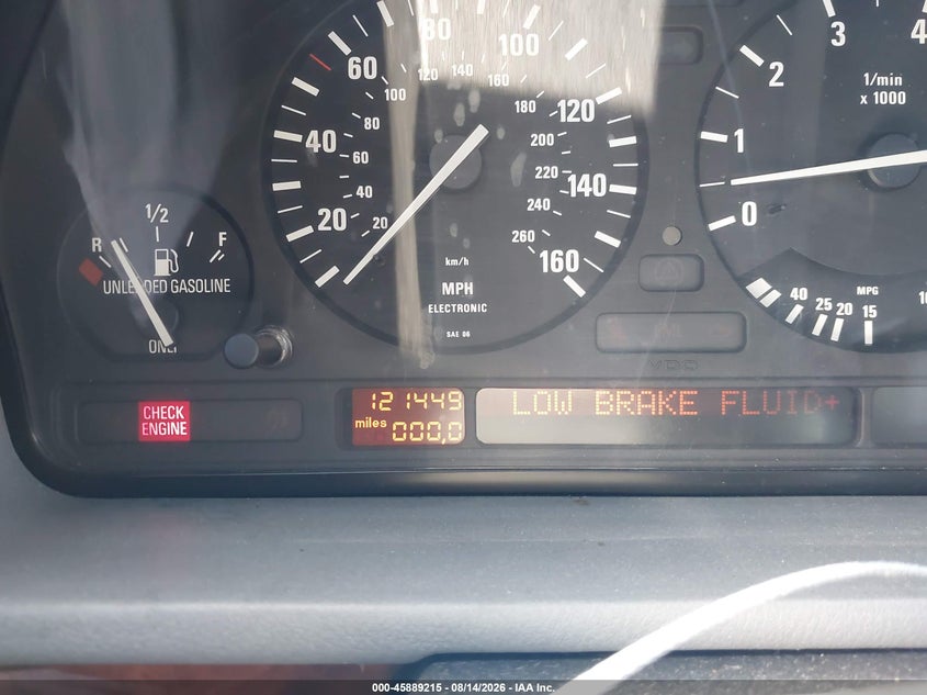 1995 BMW 5er VIN WBAHE6328SGF30764 IAAI salvage auction — NORMAL WEAR, Clear - Dealer Only (California), sold $10,250 on 2026-08-24 (photo 7)
