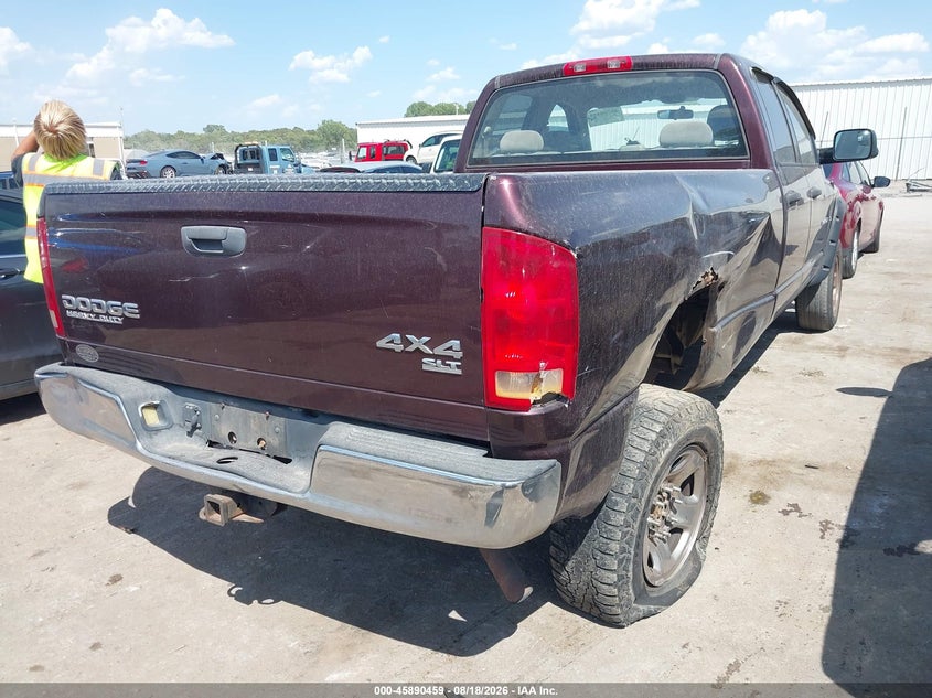 2004 Dodge Ram 2500 VIN 1D7KU28DX4J254305 IAAI salvage auction — LEFT & RIGHT, Clear (Oklahoma), sold $0 on 2026-10-22 (photo 4)