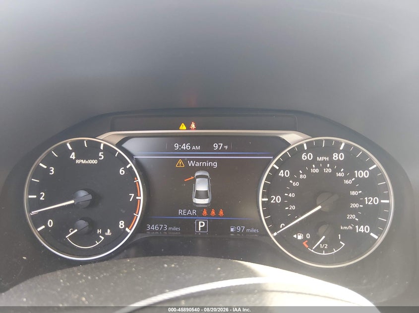 2025 Nissan Altima VIN 1N4BL4CV9SN358398 IAAI salvage auction — FRONT END, Enterprise Vehicles Clear Only (Florida), sold $15,500 on 2026-08-23 (photo 7)