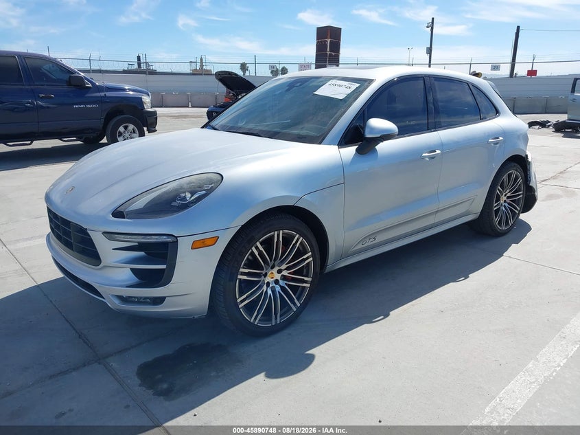 2017 Porsche Macan VIN WP1AG2A59HLB53376 IAAI salvage auction — FRONT & REAR, Wait Title, sold $9,300 on 2026-09-11 (photo 2)