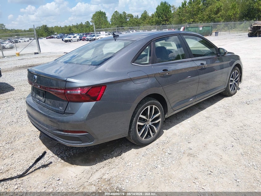 2025 Volkswagen Jetta VIN 3VW7X7BU4SM061206 IAAI salvage auction — FRONT END, Enterprise Vehicles Clear Only (Texas), sold $10,800 on 2026-09-02 (photo 4)