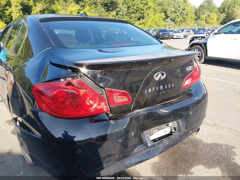 2011 Infiniti G37 VIN JN1CV6AP5BM503941 IAAI salvage auction — REAR END, Salvage (Pennsylvania), sold $1,650 on 2026-09-05 (photo 6)
