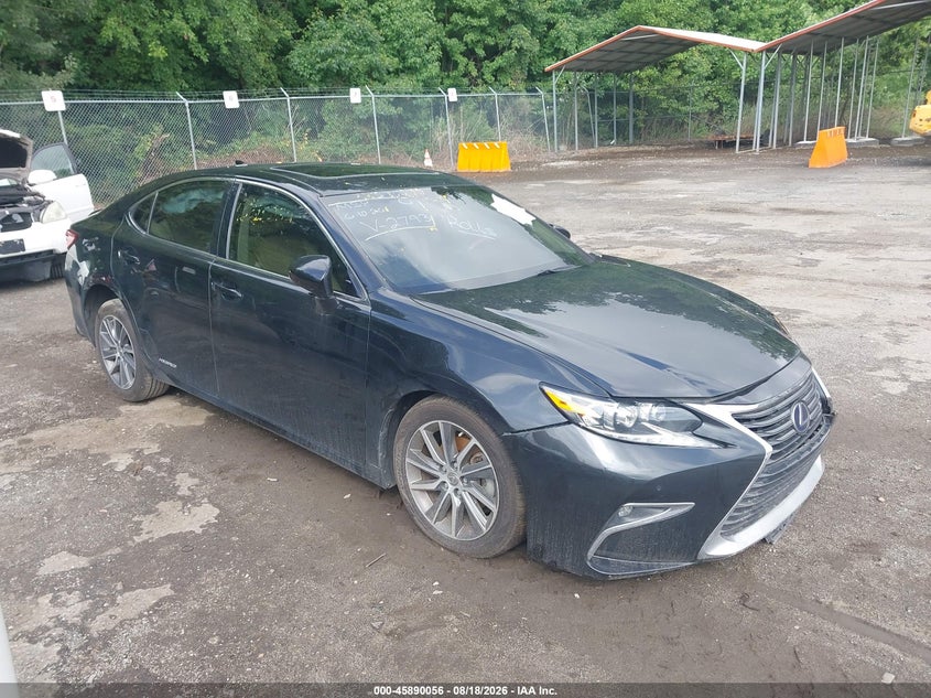 2017 Lexus ES VIN JTHBW1GG3H2142793 IAAI salvage auction — LEFT FRONT, Salvage Title, sold $6,725 on 2026-10-13 (photo 1)