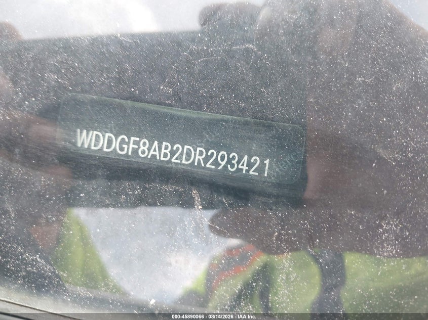 2013 Mercedes-benz C-klasse VIN WDDGF8AB2DR293421 IAAI salvage auction — FRONT END, Original (Texas), sold $1,000 on 2026-08-19 (photo 9)