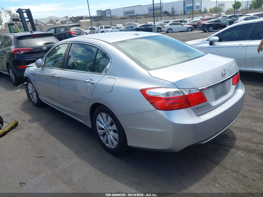 2014 Honda Accord VIN 1HGCR2F87EA056144 IAAI salvage auction — LEFT FRONT, Salvage Certificate (California), sold $1,850 on 2026-08-31 (photo 3)