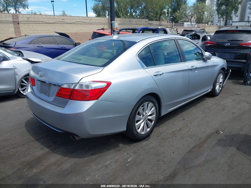 2014 Honda Accord VIN 1HGCR2F87EA056144 IAAI salvage auction — LEFT FRONT, Salvage Certificate (California), sold $1,850 on 2026-08-31 (photo 4)