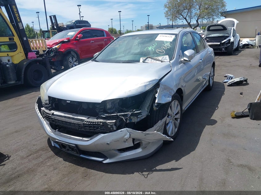 2014 Honda Accord VIN 1HGCR2F87EA056144 IAAI salvage auction — LEFT FRONT, Salvage Certificate (California), sold $1,850 on 2026-08-31 (photo 6)