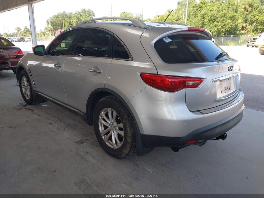 2013 Infiniti Fx VIN JN8CS1MU4DM141814 IAAI salvage auction — FRONT END, Rebuildable (Florida), sold $775 on 2026-08-23 (photo 3)