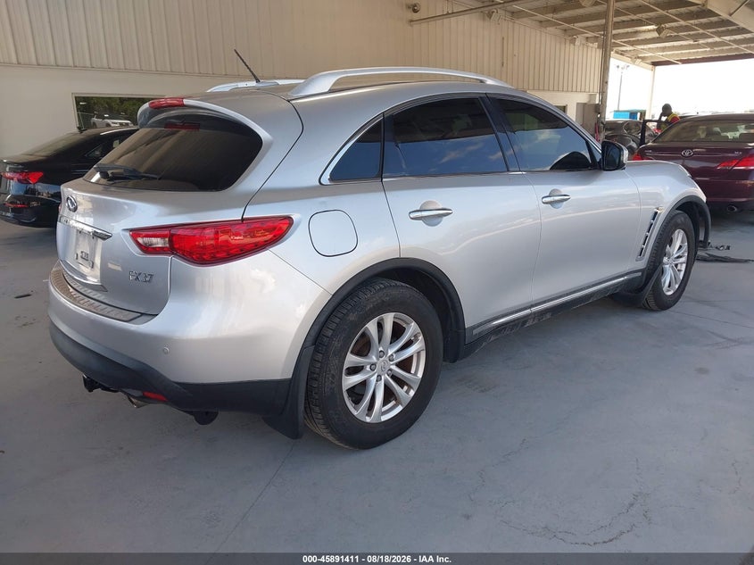 2013 Infiniti Fx VIN JN8CS1MU4DM141814 IAAI salvage auction — FRONT END, Rebuildable (Florida), sold $775 on 2026-08-23 (photo 4)