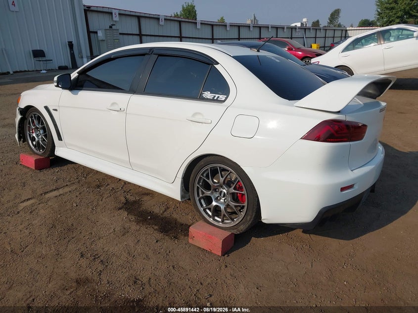 2015 Mitsubishi Lancer evolution VIN JA32W8FV2FU603959 IAAI salvage auction — FRONT END, Bill Of Sale (Washington), sold $9,700 on 2026-09-03 (photo 3)