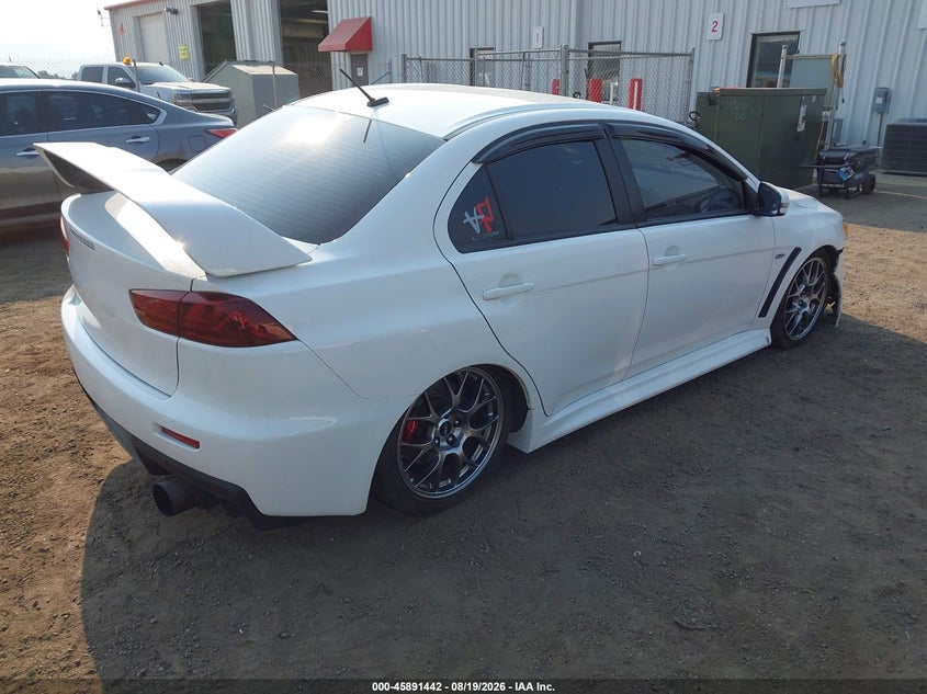 2015 Mitsubishi Lancer evolution VIN JA32W8FV2FU603959 IAAI salvage auction — FRONT END, Bill Of Sale (Washington), sold $9,700 on 2026-09-03 (photo 4)