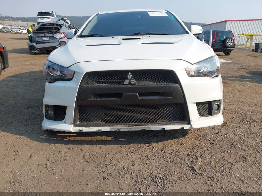 2015 Mitsubishi Lancer evolution VIN JA32W8FV2FU603959 IAAI salvage auction — FRONT END, Bill Of Sale (Washington), sold $9,700 on 2026-09-03 (photo 6)
