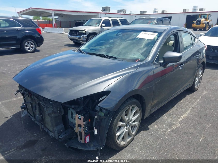 2014 Mazda 3 VIN JM1BM1W35E1208638 IAAI salvage auction — FRONT END, Wait Title, sold $2,250 on 2026-09-24 (photo 2)