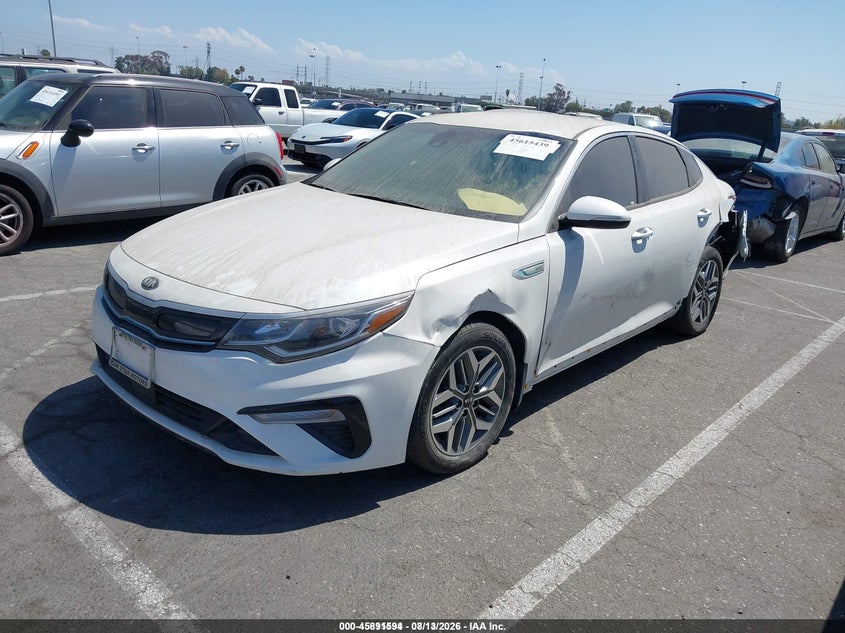 2020 Kia Optima hybrid VIN KNAGU4LE5L5045425 IAAI salvage auction — REPOSSESSION, Clear - Dealer Only (California), sold $925 on 2026-08-27 (photo 2)