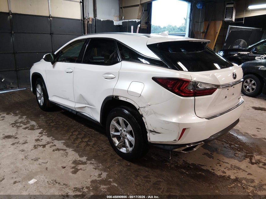 2016 Lexus Rx VIN 2T2BZMCA7GC040985 IAAI salvage auction — LEFT REAR, Mv-907A (New York), sold $18,175 on 2026-09-01 (photo 6)