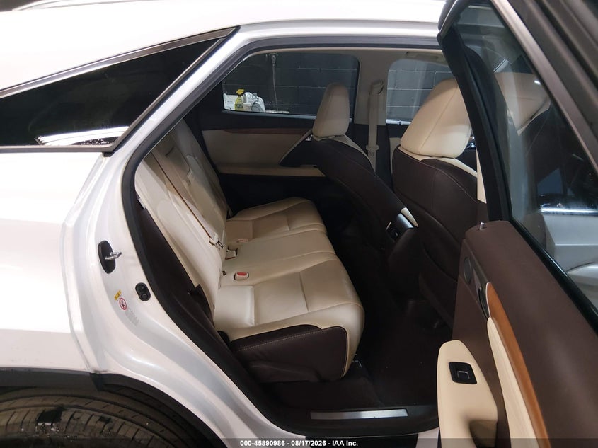 2016 Lexus Rx VIN 2T2BZMCA7GC040985 IAAI salvage auction — LEFT REAR, Mv-907A (New York), sold $18,175 on 2026-09-01 (photo 8)