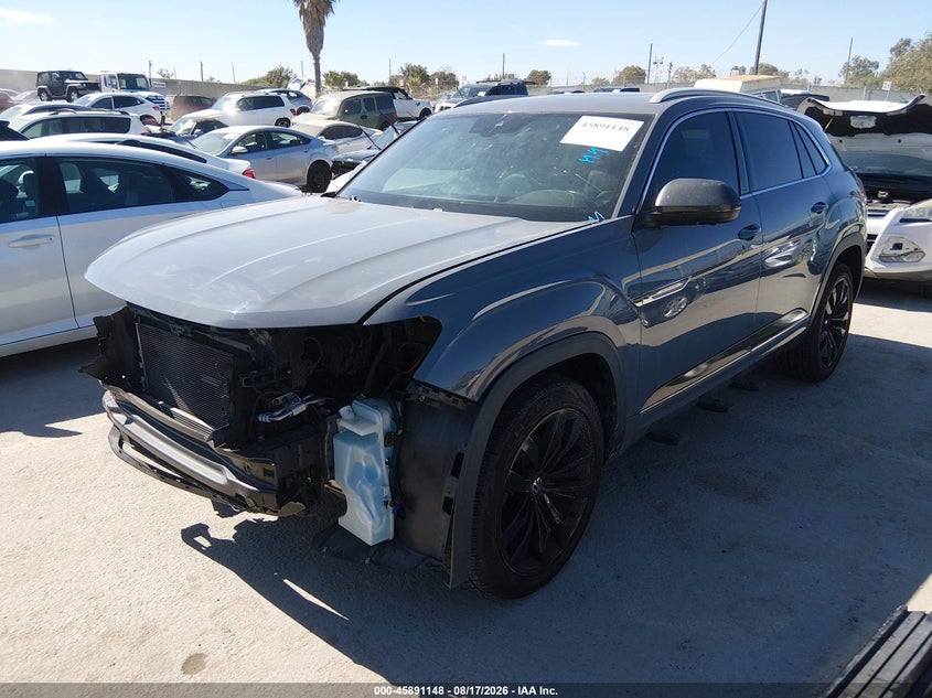 2021 Volkswagen Atlas cross sport VIN 1V2FE2CA6MC200735 IAAI salvage auction — FRONT END, Salvage (California), sold $7,400 on 2026-08-29 (photo 2)