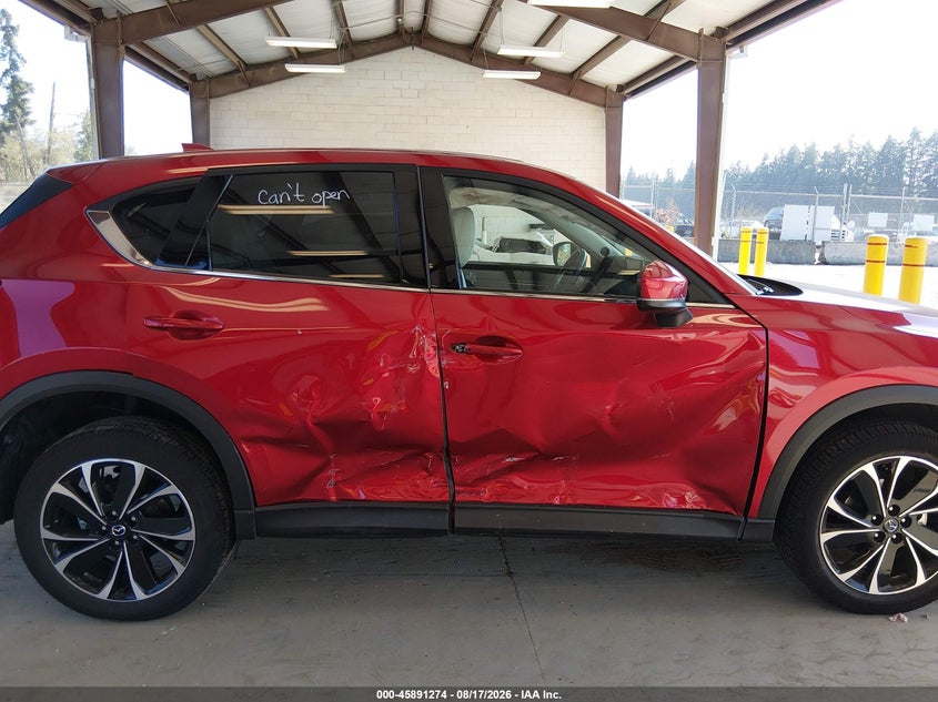 2023 Mazda Cx-5 VIN JM3KFBEM8P0130625 IAAI salvage auction — SIDE, Wait Title, sold $8,700 on 2026-09-23 (photo 6)