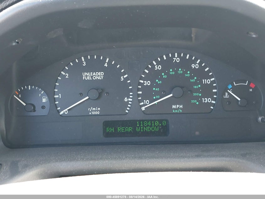 1998 Land rover RANGE ROVER VIN SALPV1246WA399675 IAAI salvage auction — THEFT, Salvage (California), sold $925 on 2026-09-02 (photo 7)