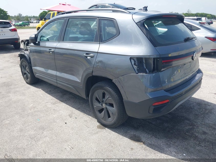 2025 Volkswagen Taos VIN 3VV5C7B29SM034136 IAAI salvage auction — FRONT END, Wait Title, sold $12,800 on 2026-08-20 (photo 3)