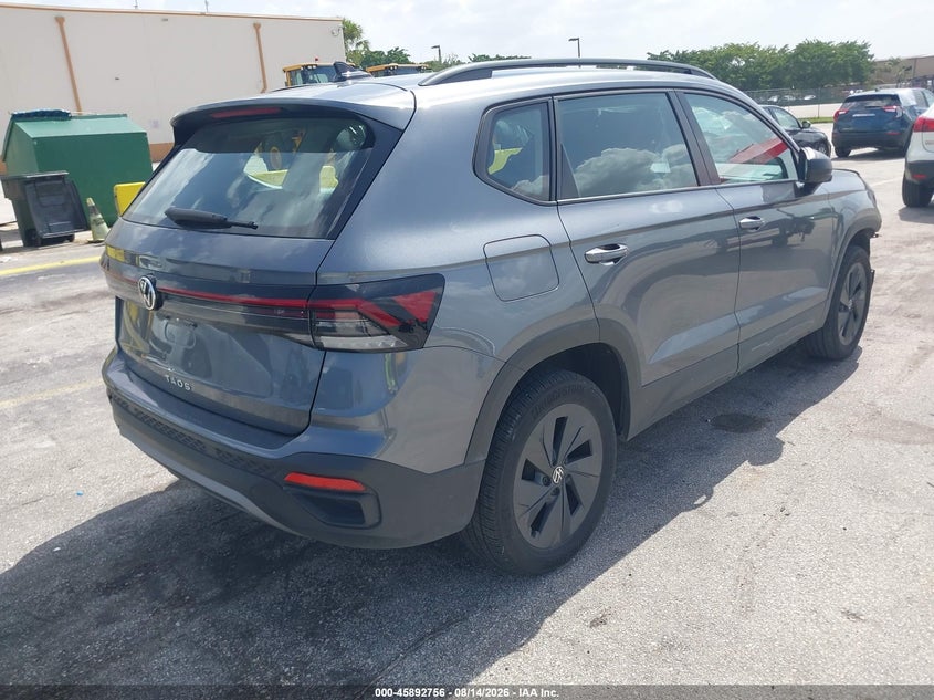 2025 Volkswagen Taos VIN 3VV5C7B29SM034136 IAAI salvage auction — FRONT END, Wait Title, sold $12,800 on 2026-08-20 (photo 4)