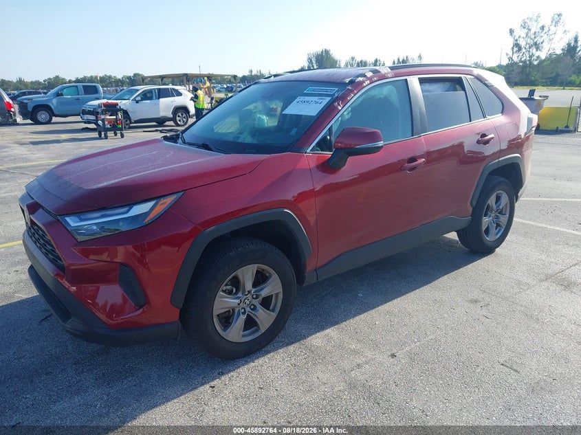 2025 Toyota Rav4 VIN 2T3P1RFV7SW507480 IAAI salvage auction — RIGHT SIDE, Enterprise Vehicles Clear Only (Tennessee), sold $17,800 on 2026-08-27 (photo 2)