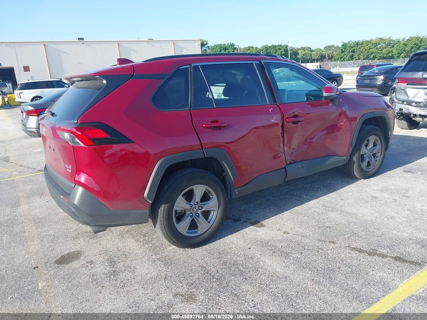 2025 Toyota Rav4 VIN 2T3P1RFV7SW507480 IAAI salvage auction — RIGHT SIDE, Enterprise Vehicles Clear Only (Tennessee), sold $17,800 on 2026-08-27 (photo 4)
