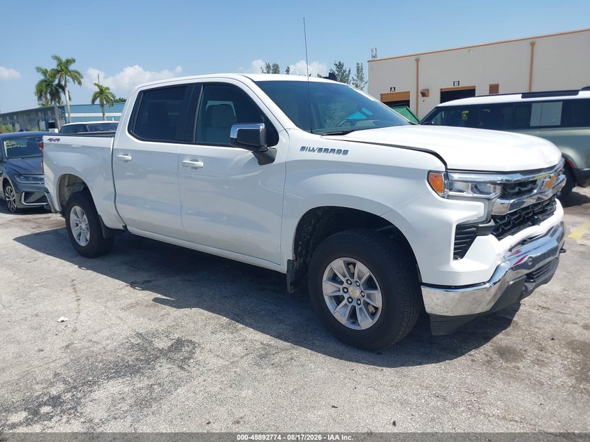 2026 Chevrolet Silverado VIN 2GCUKDED6T1193794 IAAI salvage auction — FRONT END, Enterprise Vehicles Clear Only (Pennsylvania), sold $32,350 on 2026-08-20 (photo 1)