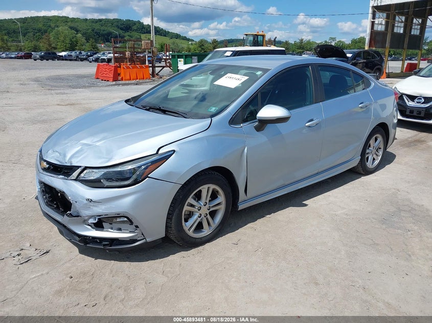2017 Chevrolet Cruze VIN 1G1BE5SM8H7204435 IAAI salvage auction — FRONT END, Salvage (Pennsylvania), sold $1,050 on 2026-08-30 (photo 2)