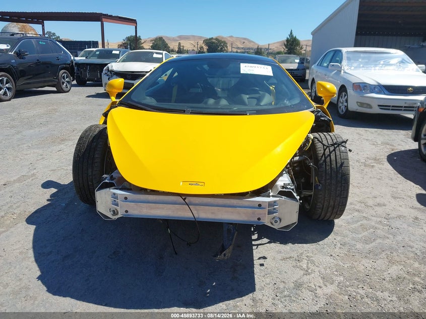 2017 McLaren 570GT VIN SBM13GAA6HW002282 IAAI salvage auction — Front & Rear, Salvage, sold $3,350 on 2026-09-10 (photo 6)