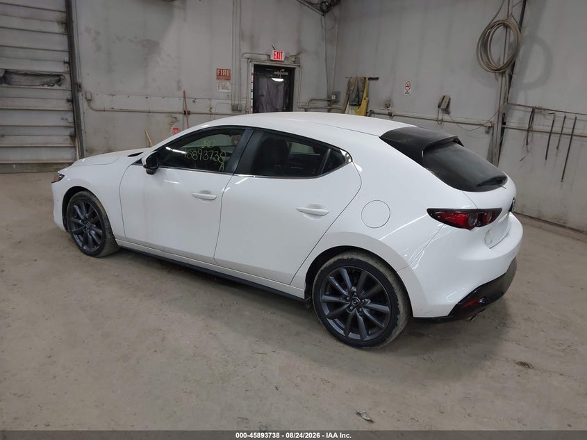 2021 Mazda 3 VIN JM1BPBKL9M1328380 IAAI salvage auction — HAIL, Wait Title, sold $9,250 on 2026-09-17 (photo 3)