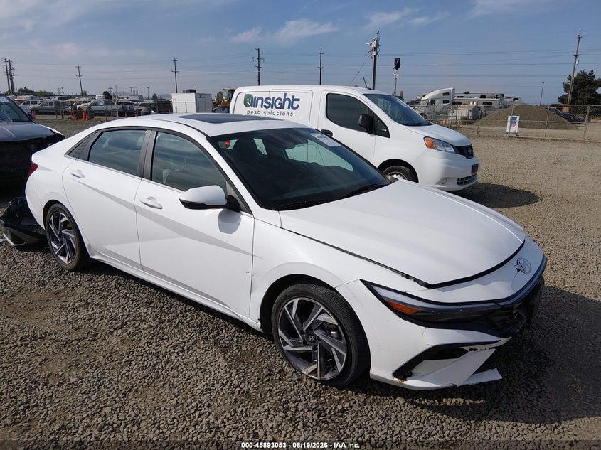 2025 Hyundai Elantra VIN KMHLN4DJ5SU168359 — IAAI salvage auction photo
