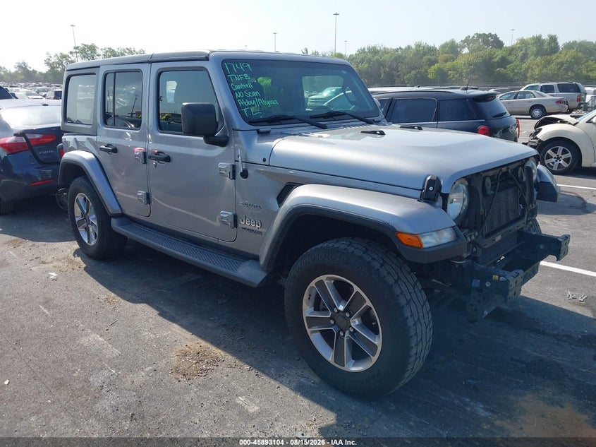 2019 Jeep Wrangler / VIN 1C4HJXEN6KW567245 — IAAI salvage auction photo