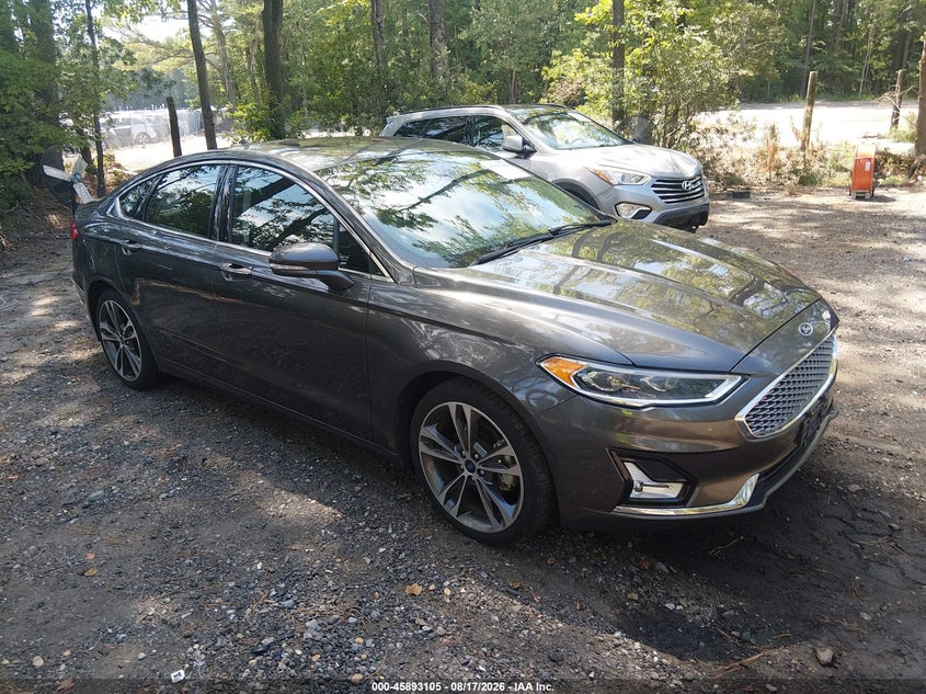 2019 Ford Fusion VIN 3FA6P0D90KR186887 — IAAI salvage auction photo