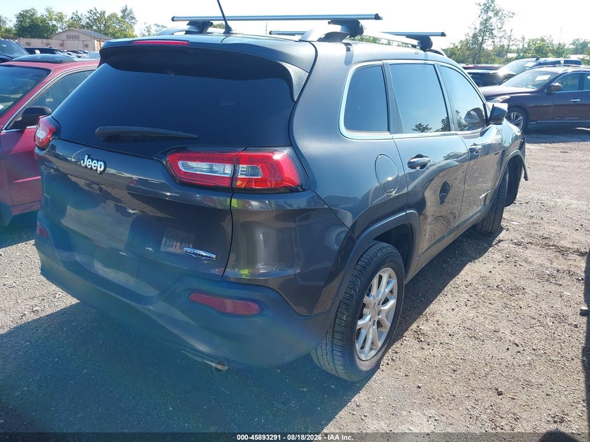2015 Jeep Cherokee VIN 1C4PJLCSXFW701158 IAAI salvage auction — FRONT & REAR, Wait Title, sold $875 on 2026-09-12 (photo 4)