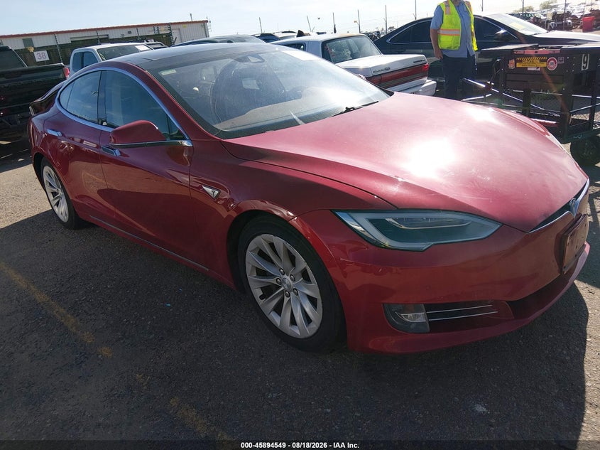 2016 Tesla Model s VIN 5YJSA1E20GF146268 IAAI salvage auction — REAR END, Salvage (Idaho), sold $3,850 on 2026-09-06 (photo 1)
