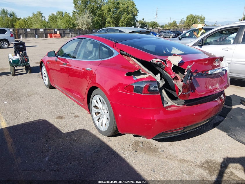 2016 Tesla Model s VIN 5YJSA1E20GF146268 IAAI salvage auction — REAR END, Salvage (Idaho), sold $3,850 on 2026-09-06 (photo 3)
