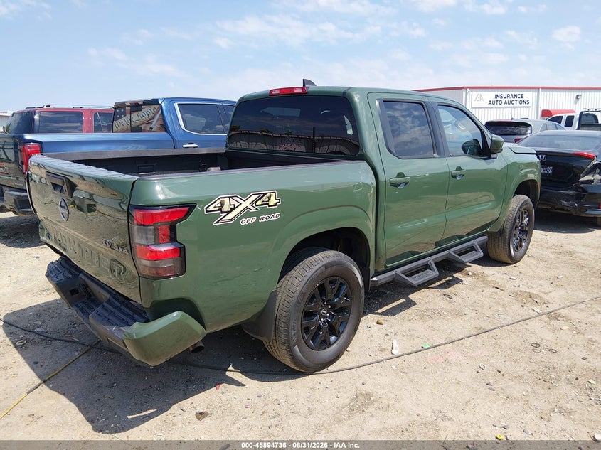 2023 Nissan Frontier VIN 1N6ED1EK8PN604903 IAAI salvage auction — REAR END, Wait Title, sold $13,300 on 2026-10-01 (photo 4)