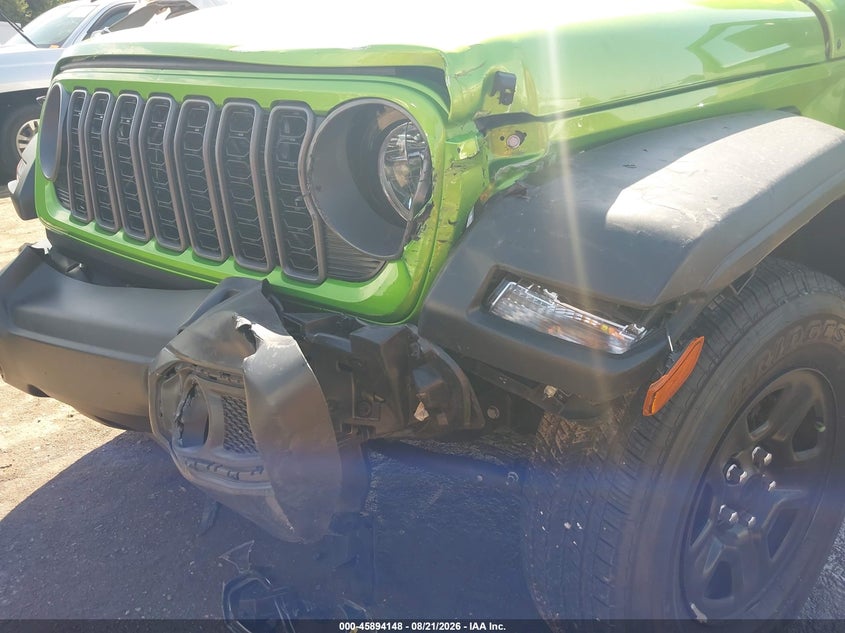 2025 Jeep Gladiator VIN 1C6PJTAG9SL543705 IAAI salvage auction — FRONT END, Wait Title, sold $16,100 on 2026-10-14 (photo 6)