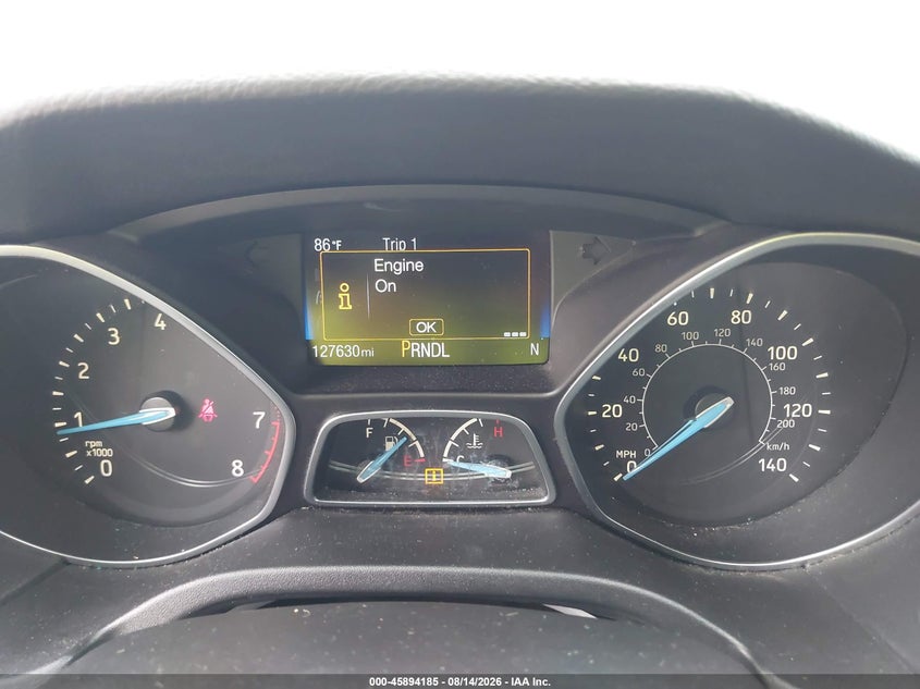 2016 Ford Focus VIN 1FADP3K22GL338446 IAAI salvage auction — NORMAL WEAR, Clear (District Of Columbia), sold $525 on 2026-08-25 (photo 7)