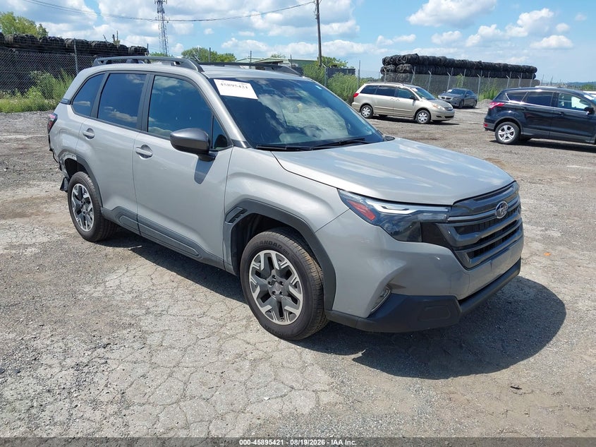 2025 Subaru Forester VIN JF2SLDDC2SH488353 IAAI salvage auction — REAR END, Salvage (Pennsylvania), sold $12,300 on 2026-08-26 (photo 1)