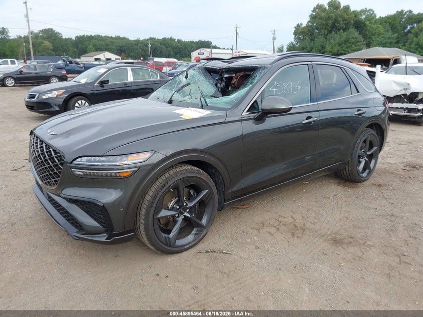 2026 Genesis Gv70 VIN KMUMEDTC6TU249218 IAAI salvage auction — STORM DAMAGE, Salvage (Indiana), sold $8,900 on 2026-09-15 (photo 2)